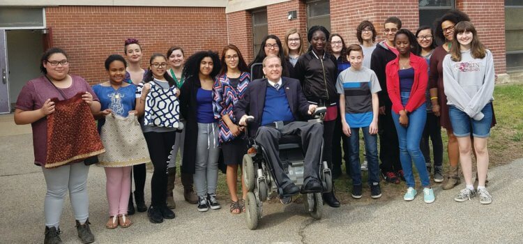Cranston Herald: Langevin visits after-school program at Bain